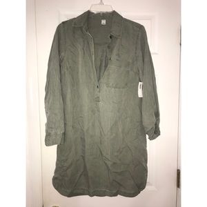 Olive green everyday dress